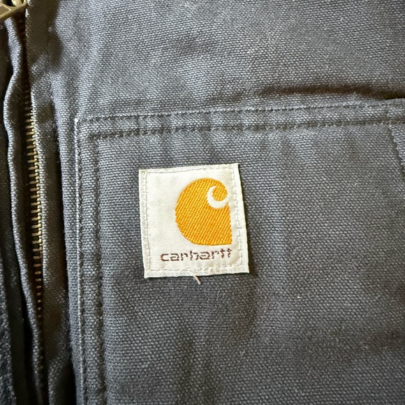 Carhartt Kids Black Jacket with Iconic Orange Patch - Picture 2 of 5